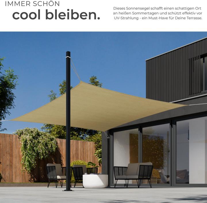 Image du produit tectake Toile solaire (300 x 300 cm)