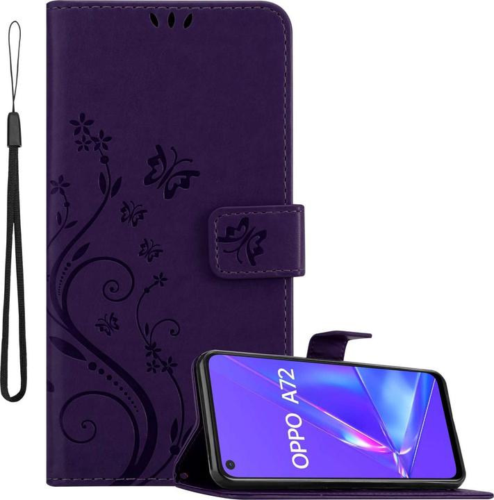 Floral dark purple