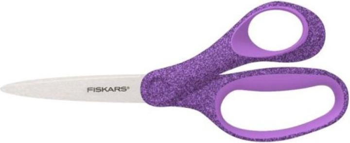 Produktbild Fiskars 1067860 Schülerschere, violett-glitzer (18 cm)