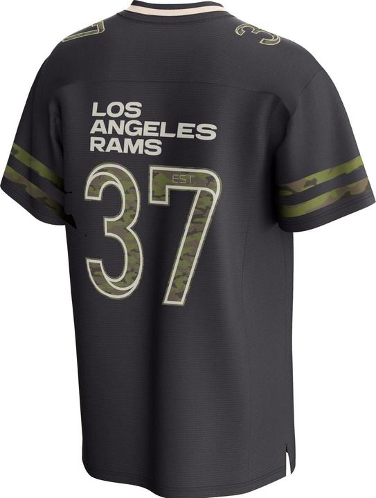Actual product image Fanatics Los Angeles Rams NFL Supporters Jersey schwarz wood - L (L)