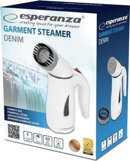 Produktbild Esperanza EHI007 Kleidungsdampfglätter Tragbare Dampfbürste (700 W, 18 g/min)