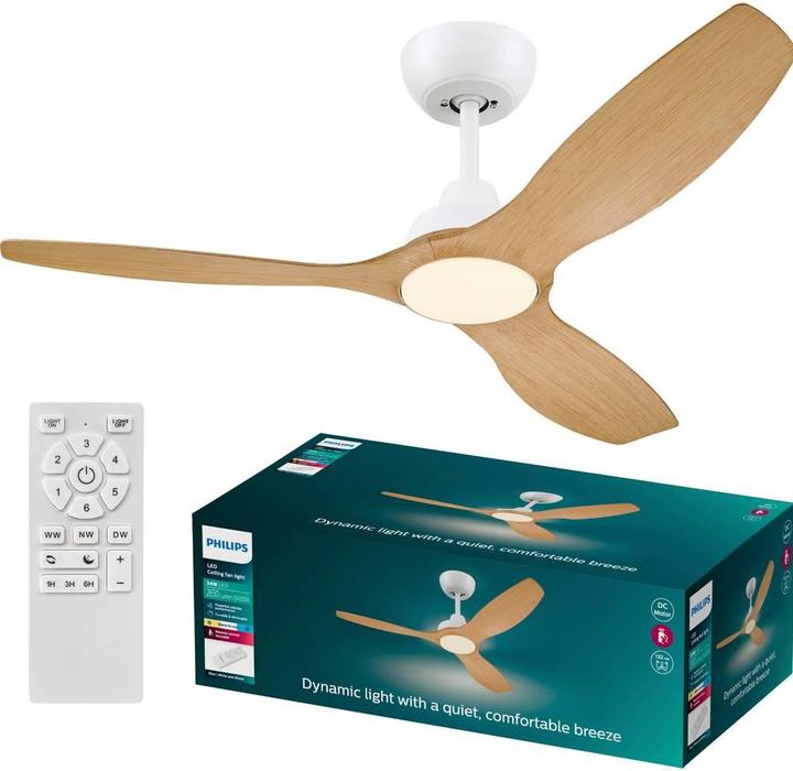 Actual product image Philips Olas Fan Ceiling Light 32 (Fan) +24 (Light) W