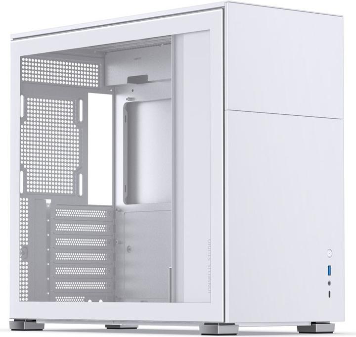Produktbild Jonsbo D41 ATX Gehäuse, Tempered Glass - weiss (mATX, DTX, Mini-ITX, ATX)