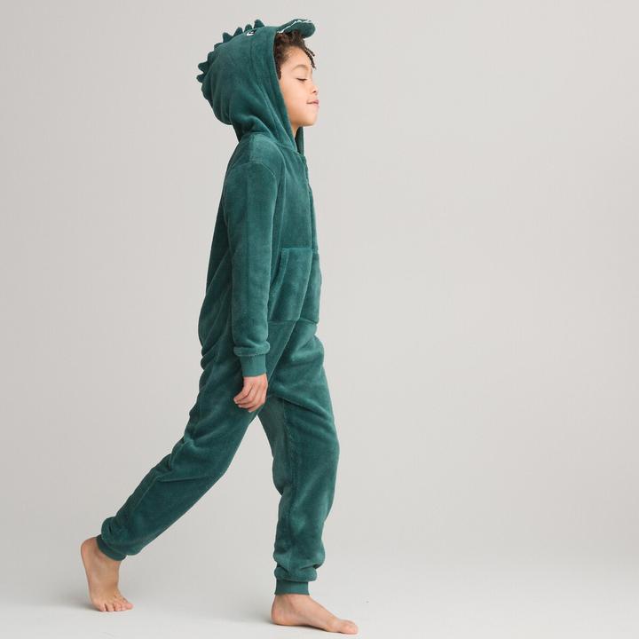 Image du produit La Redoute Collections Combinaison dino avec capuche (164)