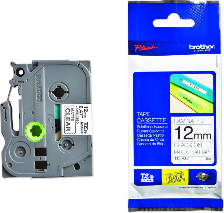 Actual product image Brother P-Touch (1.20 cm, Black)