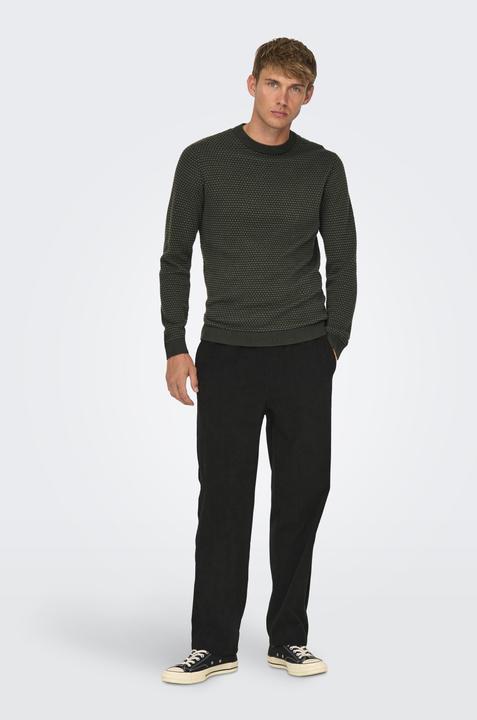 Produktbild Only & Sons Rundhalsausschnitt Pullover Strickpullover (XXL)