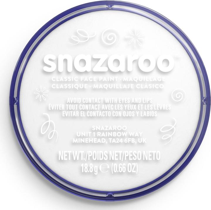 Image du produit Snazaroo Peinture de maquillage 18ml blister blanc