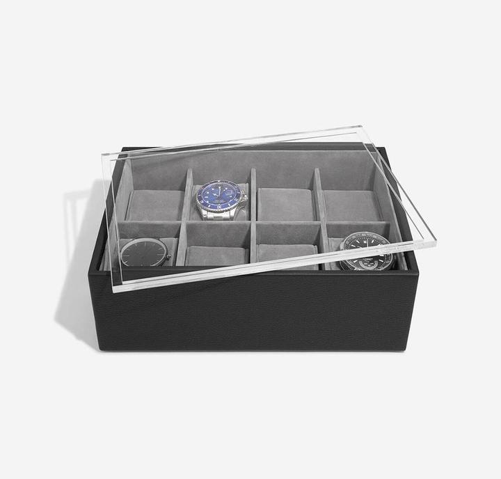 Actual product image Stackers 8 PC Watch Box With Acrylic Lid