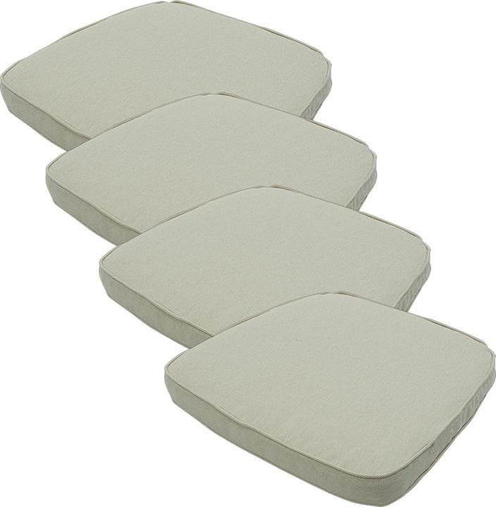 Natura Punto Chair Cushion Outdoor by Madison, Set of 4 (48 x 48 cm)