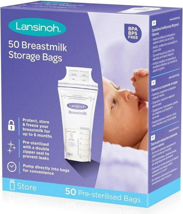 Actual product image Lansinoh Breastmilk storage bags