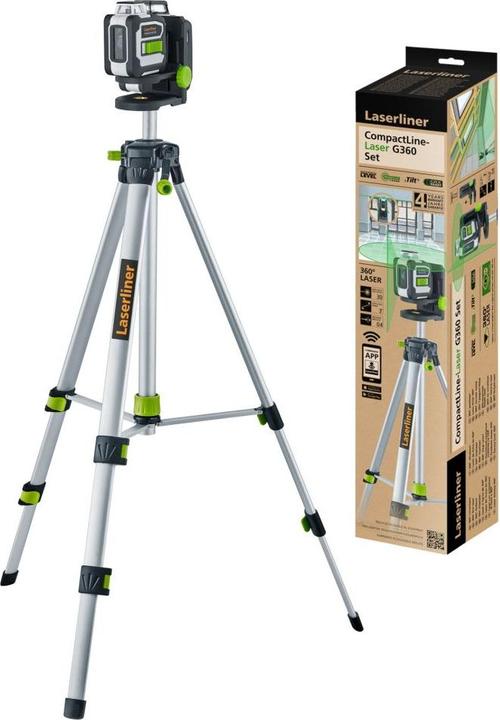 Image du produit Laserliner Laser à ligne CompactLine-Laser G360 Set 30 m, portée