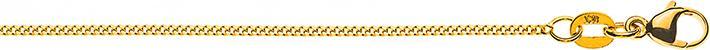Natsumi Schmuck Halskette Gelbgold 18K/750 Panzer 1.2mm (750/18 K Gelbgold)