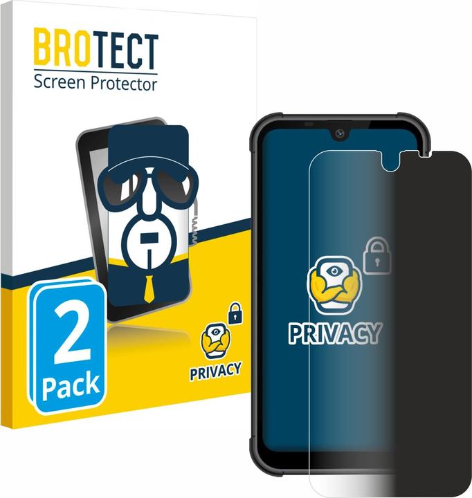Immagine prodotto BROTECT Pellicola privacy antispia Pellicola di protezione dalla luce blu (2 Pezzo/i, Beafon MX1)