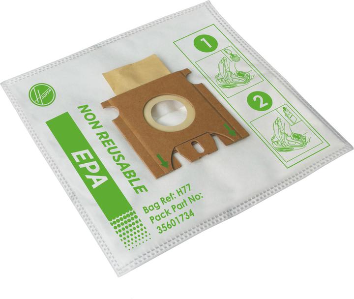 Actual product image Hoover H77 Cylinder vacuum Dust bag (4 x)
