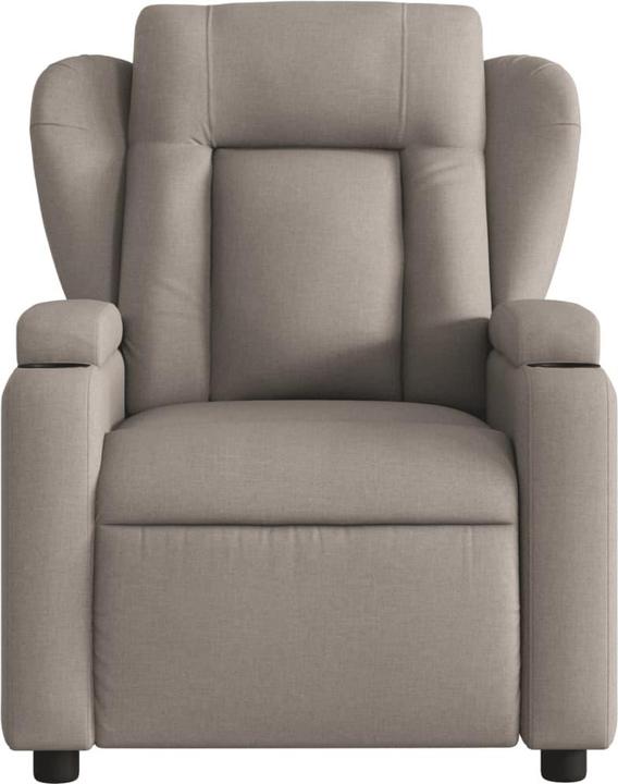 Actual product image VidaXL Recliner armchair reclining armchair recliner armchair electric taupe fabric