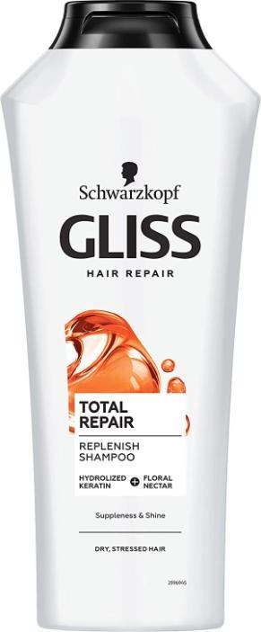 Produktbild Schwarzkopf Gliss Kur Total Repair (400 ml, Flüssiges Shampoo)