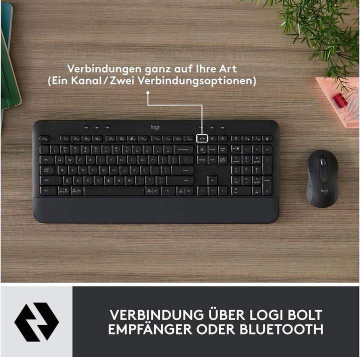 Produktbild Logitech MK650 for Business (CH, Kabellos)