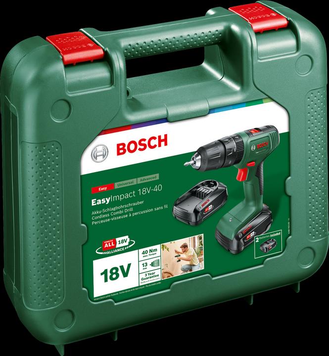 Productafbeelding Bosch Home & Garden EasyImpact 18V-40 (Oplaadbare batterij)