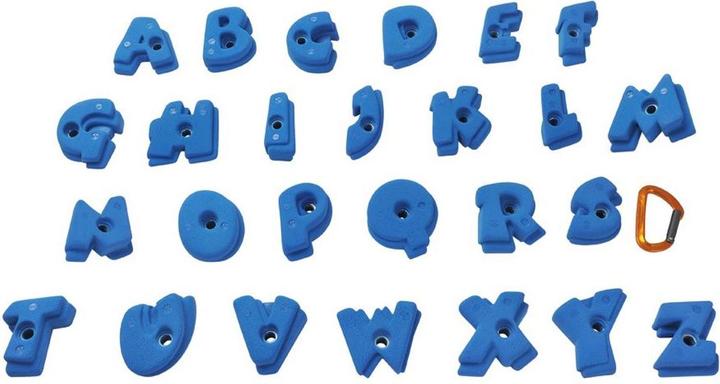 Entre Prises Klettergriffe Set Alphabet (Dunkelgrün)