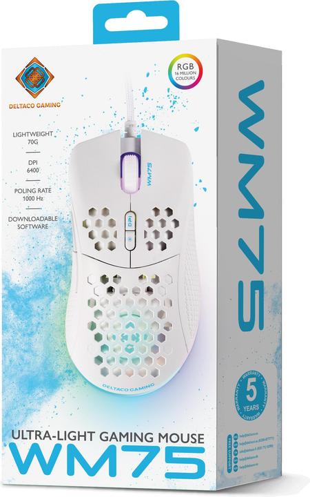 Actual product image Deltaco Gaming WM75 (Cable)