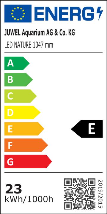 Label énergétique Juwel Aquarium LED Nature (LED, 29 W)