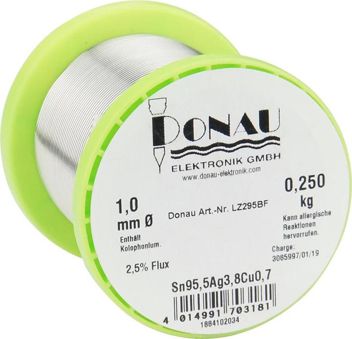 Immagine prodotto Donau Saldatura senza piombo Ag3.8 Coil 250 g (Saldatura)
