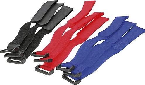Actual product image EGB Velcro strips with buckle9pc set 25cm (Velcro cable ties, 250 mm, 9 pcs.)