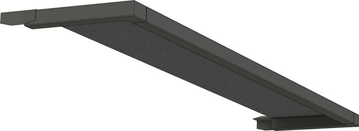Actual product image Siena Garden Pergola extension de toit anthracite (60 cm, 315 cm)