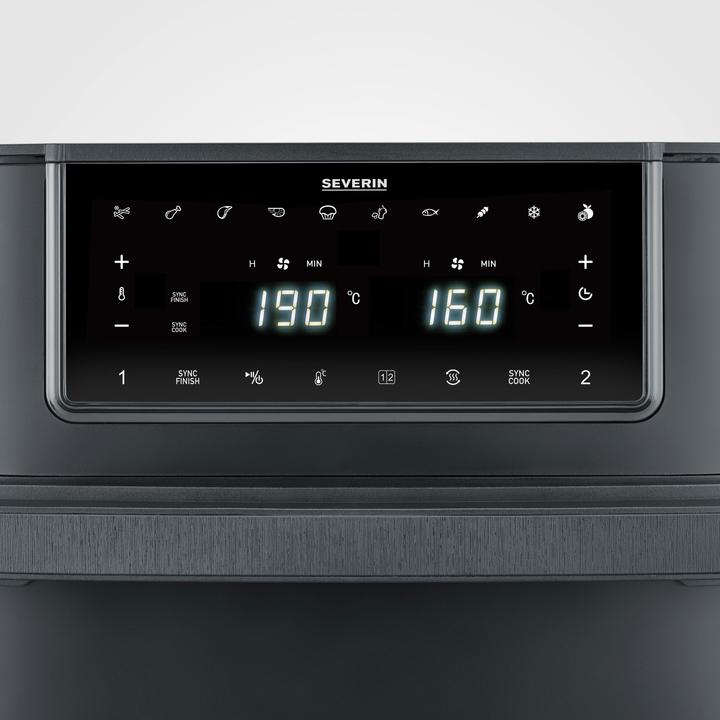 Actual product image Severin FR 2490 FryLight Doppel-Heissluftfritteuse