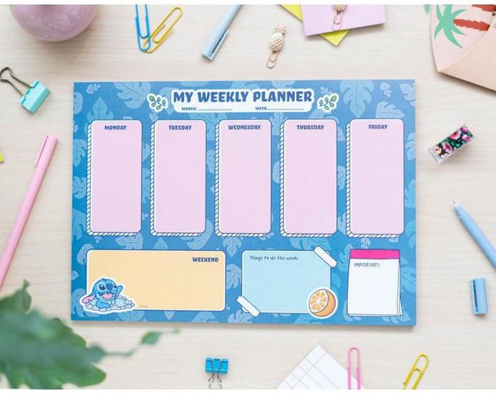 Immagine prodotto Disney Stitch - agenda settimanale 54 pagine A4 (A4, Tedesco)
