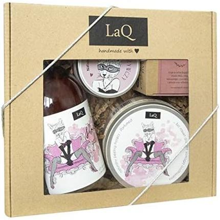 Immagine prodotto LaQ Set - Kocica 500ml + mousse lavante 100ml + maschera viso 50ml + scrub corpo (Set per la cura dei capelli)