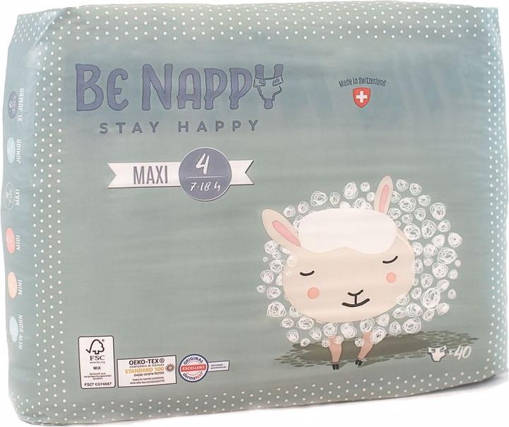 Produktbild Be Nappy Windel (Gr. 4, Monatsbox, 160 Stück)