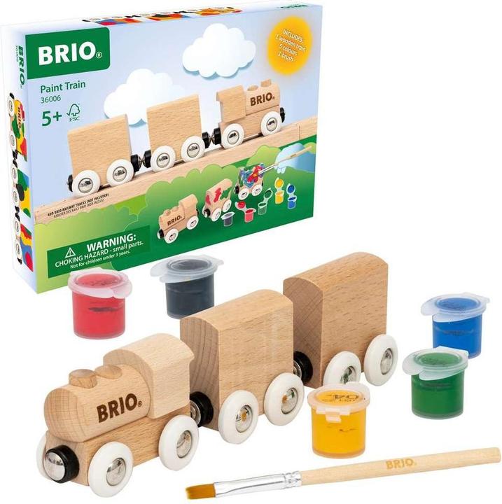 Image du produit Ravensburger BRIO - Train en bois à peindre
