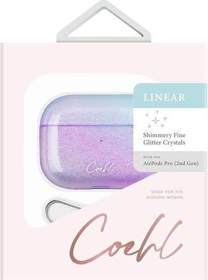 Actual product image Uniq Coehl Linear AirPods Pro 2 stardust case (Headphone bag)