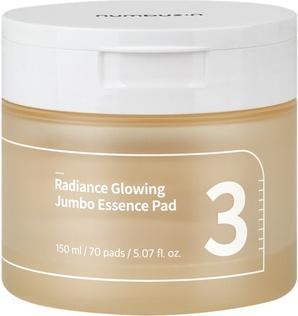 Numbuzin No.3 Radiance Glowing Jumbo Essence Pad Vegan Ungebleicht Biologisch Abbaubar Niacinamide Clear Gl (70 ml)