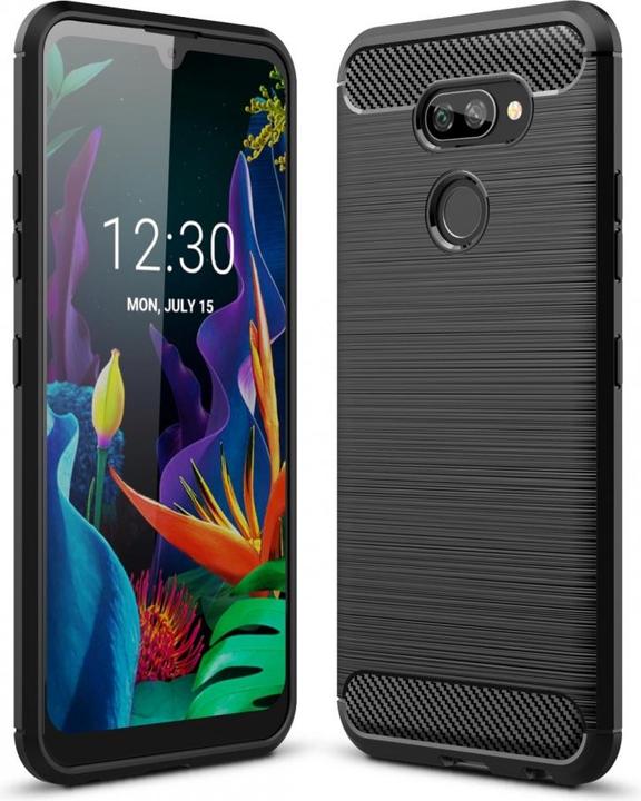 Actual product image Screenguard LG K40S Cover Carbon Brushed Soft TPU (K40s)