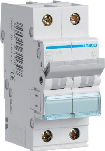 Image du produit Hager HAG MCN225 C25 Automate à encastrer 2p