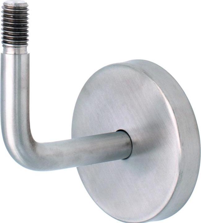 Productafbeelding OK-Line Trapleuninghouder 01 in wit (Staal zuiver wit RAL 9010 mat gepoedercoat)