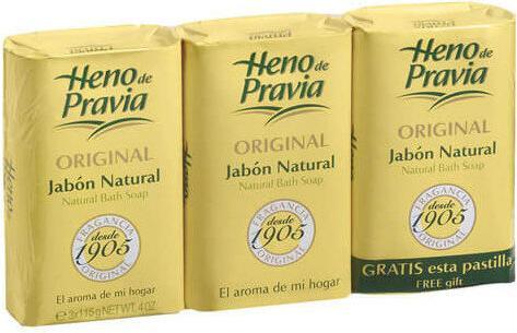 Actual product image Antonio Puig Heno De Pravia Jabon Pastilla 2x115gr (Soap lotion)