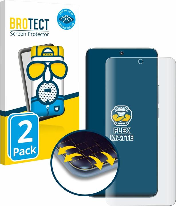 Immagine prodotto BROTECT Full-Screen Pellicola Opaca (2 Pezzo/i, Xiaomi Redmi K60E 5G)