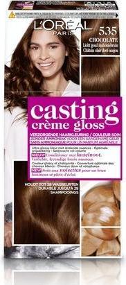 Actual product image L'Oréal Paris L'oreal Casting Cream Coloring without Ammonia N° 535 Chocolate (535 Chocolade verp)