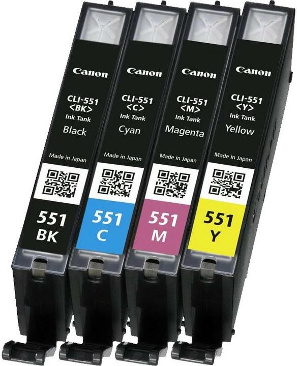 Produktbild Canon CLI-551 Ink Cartridge C/M/Y/BK (C, M, Y, BK)