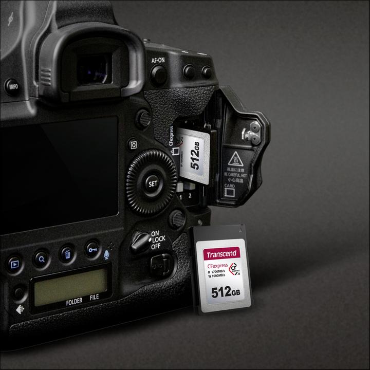 Actual product image Transcend TS512GCFE820 (512 GB, CFexpress type B)