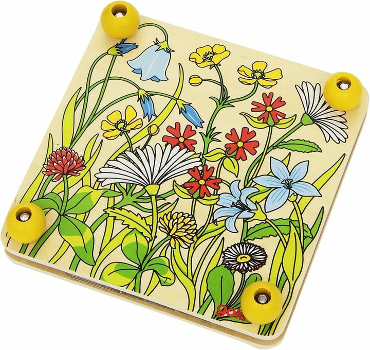 Actual product image Goki Wooden flower press