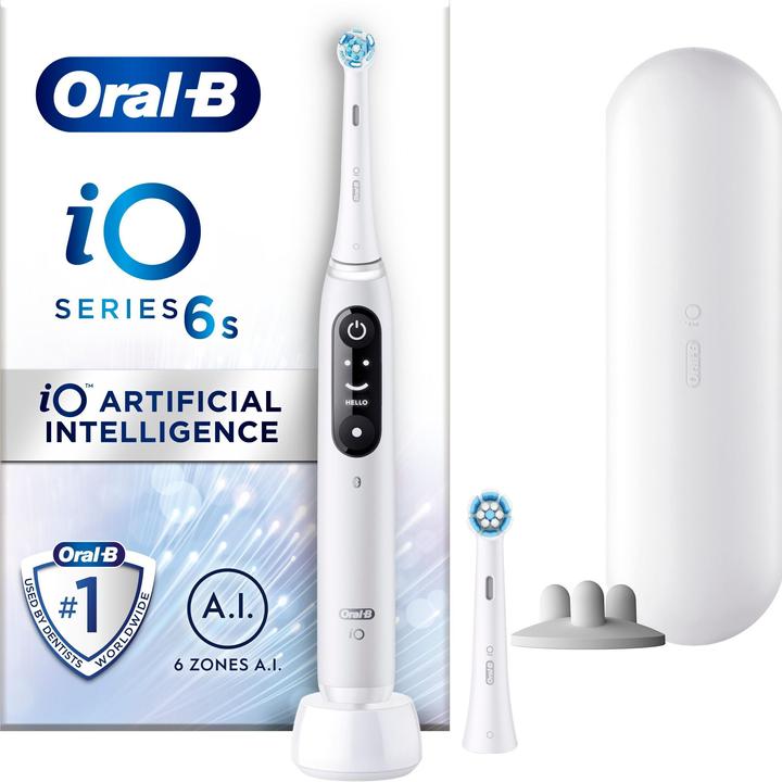 Produktbild Oral-B iO 6 Erwachsener Vibrierende Zahnbürste Weiss (Oszillierende Zahnbürste)