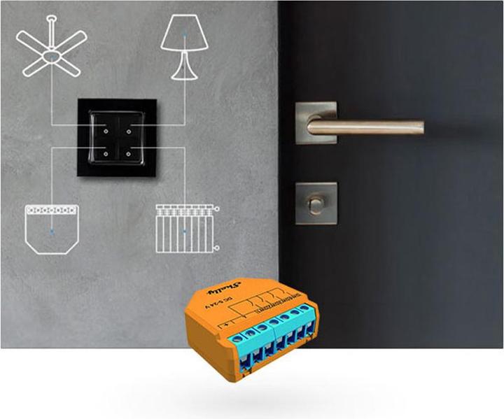 Produktbild Shelly Plus I4 DC (Schaltaktor)