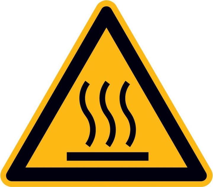 Produktbild SafetyMarking Warnschild Heisse Oberfläche Aluminium 100 mm ISO 7010 1 St.