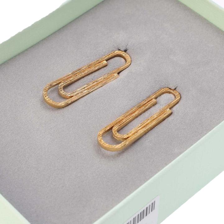 Produktbild Off Büroklammer Ohrringe Messing (100% synthetisches Material)