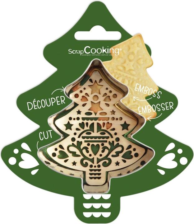 Immagine prodotto ScrapCooking Ausstechform + Holzpräger "Tannenbaum"