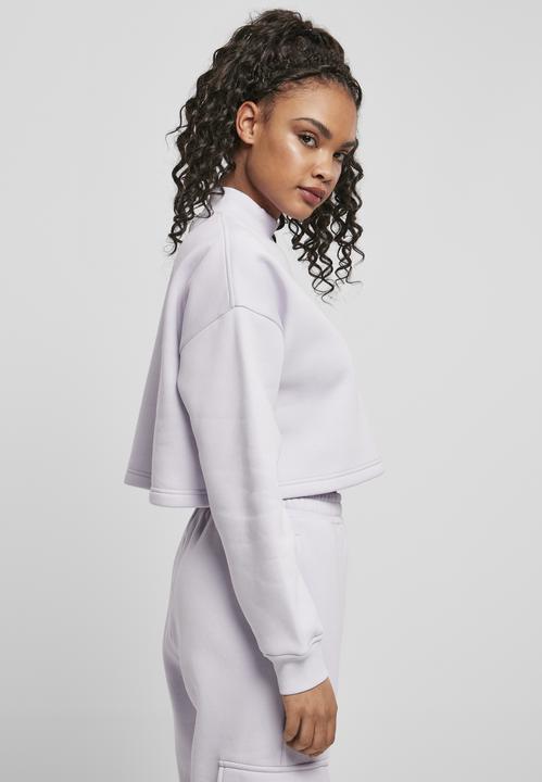 Actual product image Urban Classics Ladies Cropped Oversized Sweat High Neck Crew - 14225 (XL)